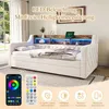 STILVORA Schlafsofa 90x190 mit Ausziehbett, Jugendbett mit Produktbild-Vorschau 4