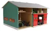 KidsGlobe Werkstatt mit Lagerraum 1:32 Dach aufklappbar Anteprima dell’immagine prodotto 1