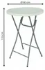 Topper, elastische weiss Tischdecke, für Stehtisch 80cm Produktbild-Vorschau 4