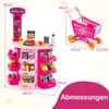 COSTWAY Supermercato da 76 pezzi con carrello della spesa, Anteprima dell’immagine prodotto 3