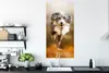 MuchoWow® Poster Hund - Laub - Herbst 60x120 cm - Produktbild-Vorschau 3