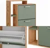 Schuhkipper Vicco Orlando Goldkraft Eiche/Grün 80 x 128.3 Produktbild-Vorschau 5