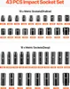 VEVOR Schlag-Steckschlüsselsatz 1/2 Zoll, 43-teilig, Produktbild-Vorschau 10