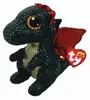TY Beanie Boos Grindal, Spielzeug-Drachen, Schwarz, Gold, Produktbild-Vorschau 4