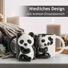 MIAMIO - Panda Keramik Tasse 400ml 3D Becher Tier für Produktbild-Vorschau 6