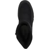 A top-down view of a black boot. Voir les images du produit