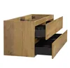 Badplaats Waschbeckenunterschrank Angela 140 x 48 cm Eiche Produktbild-Vorschau 4