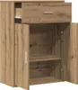 vidaXL Mueble aparador, estilo artesanal, roble, 60 x 30 x Vista previa de la imagen del producto 5