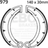 Bremsbacken 140x30 mm ohne Federn EBC Typ 979 Produktbild-Vorschau 6