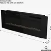 Klarstein Galeras Smart Elektrokamin - 1800 W Heizleistung, Produktbild-Vorschau 8