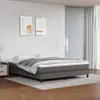 Cadre de lit Gris 160x200 cm Similicuir Voir les images du produit 2