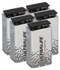 5x Ultralife U9VL-J-P - 9V Block Power Cell Lithium Produktbild-Vorschau 1