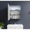 Spiegelschrank DUO 60 Grau mit LED Beleuchtung, Steckdose Produktbild-Vorschau 8