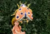 Folienluftballon Marienkäfer 61x70cm orange blau Produktbild-Vorschau 10
