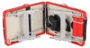 Massageliege 3 Zonen Aluminium Schwarz/Rot Therapiebank Produktbild-Vorschau 2
