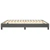 vidaXL Boxspringbettgestell Dunkelgrau 180x200 cm Samt Produktbild-Vorschau 5