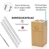 GLASWERK Glas Strohhalm 7er Set (15cm) Strohhalm Produktbild-Vorschau 5
