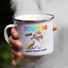 Schulkind 2022 Emaille Tasse Einschulung Einhorn Dab Produktbild-Vorschau 4
