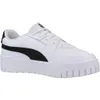 A white Puma sneaker with a black stripe on the side, shown from a side angle against a white background. Produktbild-Vorschau