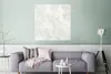 MuchoWow® Poster Marmor - Grob - Weiß 75x75 cm - Wand Produktbild-Vorschau 5