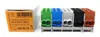 A product shot of a set of electrical connectors and their packaging. Anteprima dell’immagine prodotto
