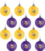 Minnesota Vikings 12er Set XMAS NFL Weihnachtskugeln Produktbild-Vorschau 1