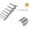 7-teiliges DIY Lederwerkzeug Set - Halbrunder Lochstich und Voir les images du produit 6