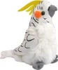 Papagei Maskottchen weiß Nymphe 17cm 13574 universal Produktbild-Vorschau 1