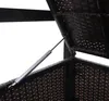 Close-up of a gas strut attached to the lid of a woven storage bench. Náhled obrázku produktu
