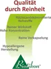 Marketing graphic with text highlighting product features and brand logo. Produktbild-Vorschau