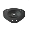 A black metal mounting plate with holes for screws and a central hole for a bolt, isolated on a white background. Podgląd zdjęcia produktu