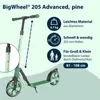 Hudora Roller Big Wheel 215 Advanced - Groene kinderstep Productafbeelding-voorbeeld 2