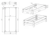 Stapelbett 90x200cm 'Dubi' Wildeiche massiv Produktbild-Vorschau 6