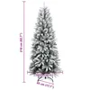 vidaXL Albero di Natale artificiale con neve 300 LED 210 cm Anteprima dell’immagine prodotto 7