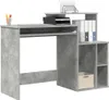 vidaXL Písací stôl betón sivá 120,5 x 44 x 88,5 cm materiál Náhľad obrázku produktu 2