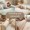 Rausfallschutz Bett 132 cm weiß Schaumstoff gepolstert für Produktbild-Vorschau 4