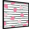 MuchoWow® Gerahmtes Poster Sommerlich - Erdbeeren - Rosa - Produktbild-Vorschau 1