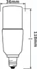 Osram LED Leuchtmittel Röhre Star Stick 10W = 75W E14 matt Produktbild-Vorschau 7
