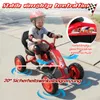 Gokart dla dzieci COSTWAY, samochód na pedały z regulowanym Podgląd zdjęcia produktu 5