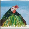 ARTland Leinwandbild Eitler Hahn Größe: 40x40 cm Produktbild-Vorschau 1