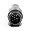Wiltec Anhänger Stecker 13-polig 12V, Nylon Adapter für PKW Produktbild-Vorschau 7
