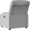 Rear view of a gray fabric recliner chair. Produktbild-Vorschau
