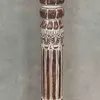 A close-up of a decorative wooden column with carved details. Produktbild-Vorschau