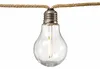 LED Lichterkette 10 Glühbirnen an Juteseil - L: 4,5m - Produktbild-Vorschau 5