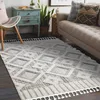Teppich SEVILLA Y523C Diamanten grau / gelb Franse berber Produktbild-Vorschau 4