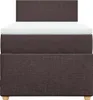 Boxspringbett mit Matratze Dunkelbraun 90x190 cm Stoff Produktbild-Vorschau 6