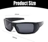 Superdunkle, polarisierte Sonnenbrille mit schwarzen Produktbild-Vorschau 4