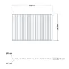 Edestahl Grillrost 50x33cm aus europäischem Edelstahl, Produktbild-Vorschau 4