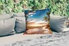 MuchoWow® Outdoor Kissen - Strand - Sonnenuntergang - Meer Produktbild-Vorschau 2