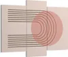 Bild auf Leinwand - Leinwandbild - 3 Teile - Abstraktion Produktbild-Vorschau 1